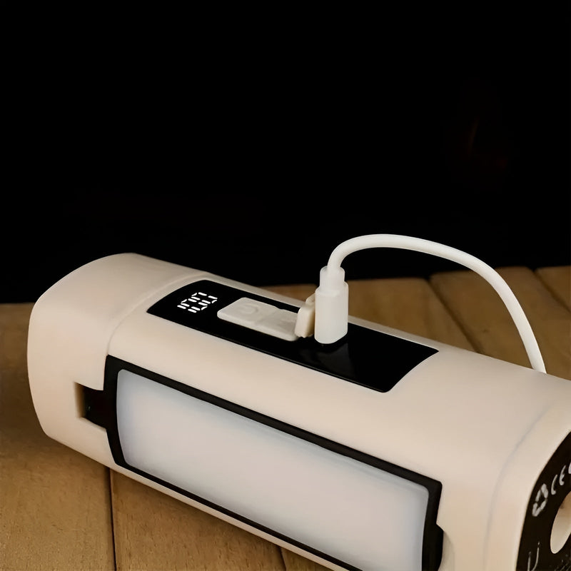 Campurion LED Campinglampe | 360° Drehbar & USB-aufladbar | Faltbar & Wetterfest | Kompakt & Hell