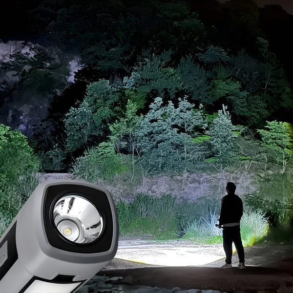Campurion LED Campinglampe | 360° Drehbar & USB-aufladbar | Faltbar & Wetterfest | Kompakt & Hell