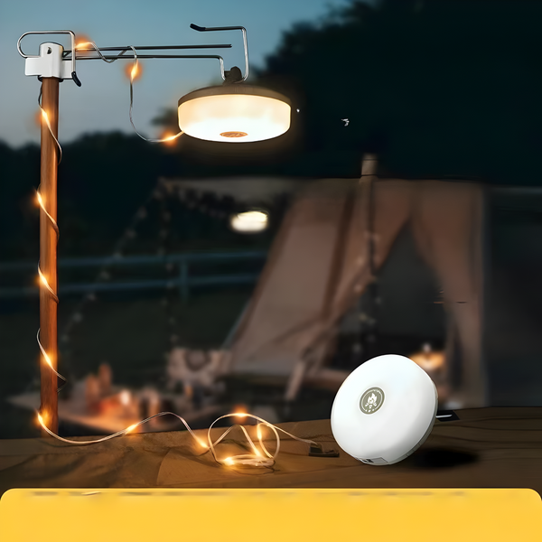 LumiTrail LED-Zeltlichtband | Wasserdicht & Flexibel | Für Outdoor & Camping | Militärgrün
