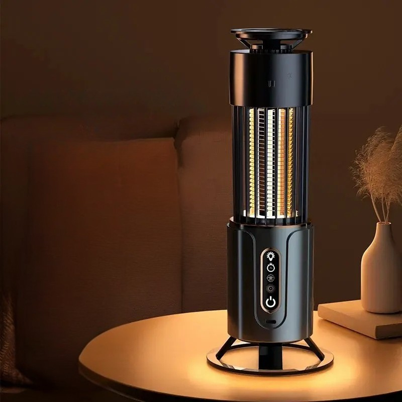 Zentoro Mückenlampe | USB-Aufladung & Nachtlicht | 3-Stufen-Timer | Für Innen & Außen