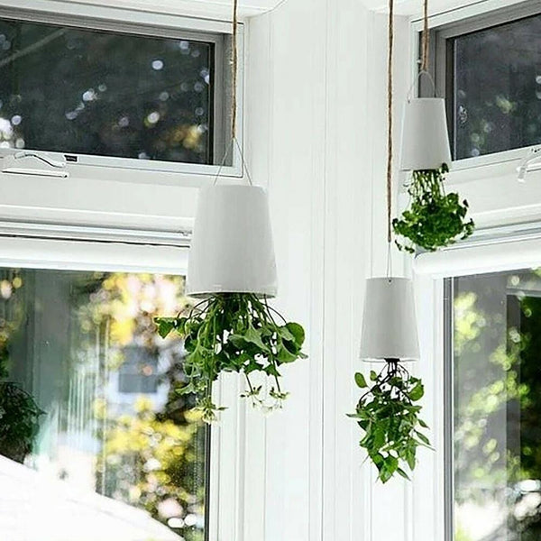 Hängender Blumentopf SkyBloom | Platzsparend & Elegant | Für Innen & Außen | Inkl. Aufhängung