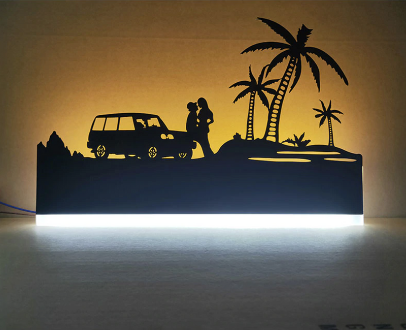 LED Wandleuchte | Dekoratives Wandlicht | 12W Warm- & Kaltlicht | Modernes Design | 38×22 cm