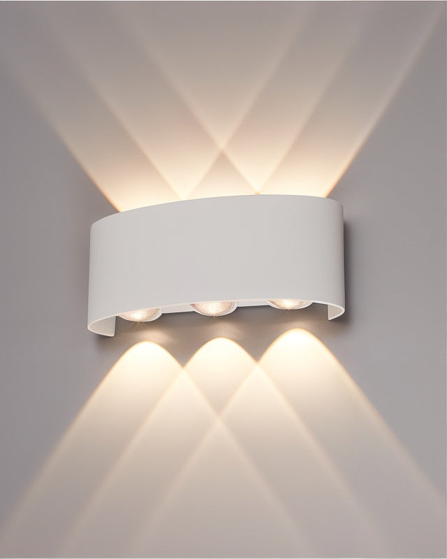 Bravira Wandlampe | LED Außenleuchte IP65 | Modern & Wetterfest | 25 cm Höhe