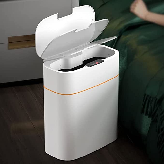 Cleanova Sensor Mülleimer | Automatisch & Geräuschlos | Hygienisch & Wasserdicht | 13L | Infrarot-Technologie