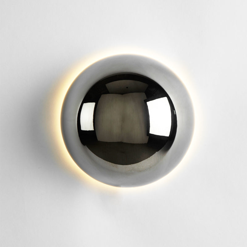 Wandleuchte FEROLUX | Bauhaus trifft Mittelalter | Eisen & Glas | Ø10 cm / Ø16 cm | LED-kompatibel