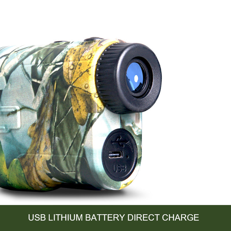 Laser-Entfernungsmesser TERRAVIEW 1000 | Bis 1000 m Reichweite | Camouflage-Design | Wasserdicht & Wiederaufladbar | Für Jagd & Outdoor