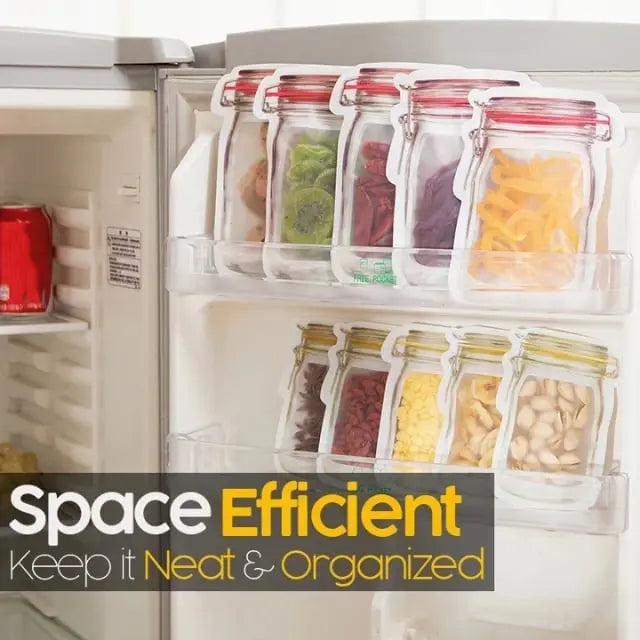 5+5 GRATIS | EcoJar – Wiederverwendbare Beutel im Einmachglas-Design!