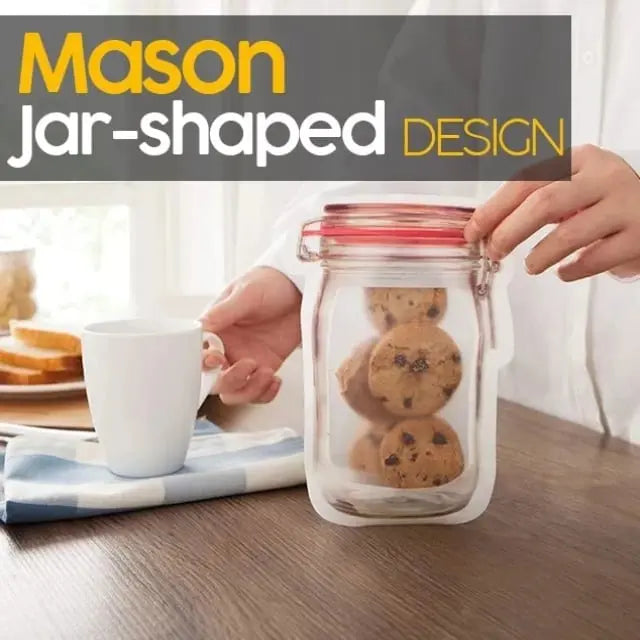 5+5 GRATIS | EcoJar – Wiederverwendbare Beutel im Einmachglas-Design!