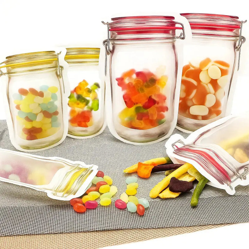 5+5 GRATIS | EcoJar – Wiederverwendbare Beutel im Einmachglas-Design!