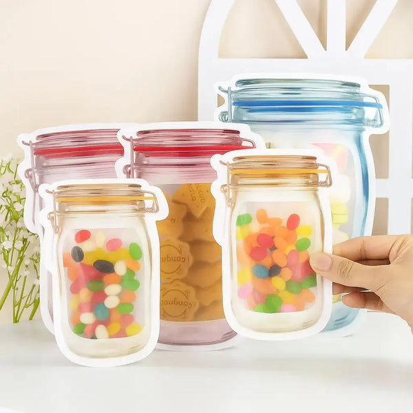 5+5 GRATIS | EcoJar – Wiederverwendbare Beutel im Einmachglas-Design!