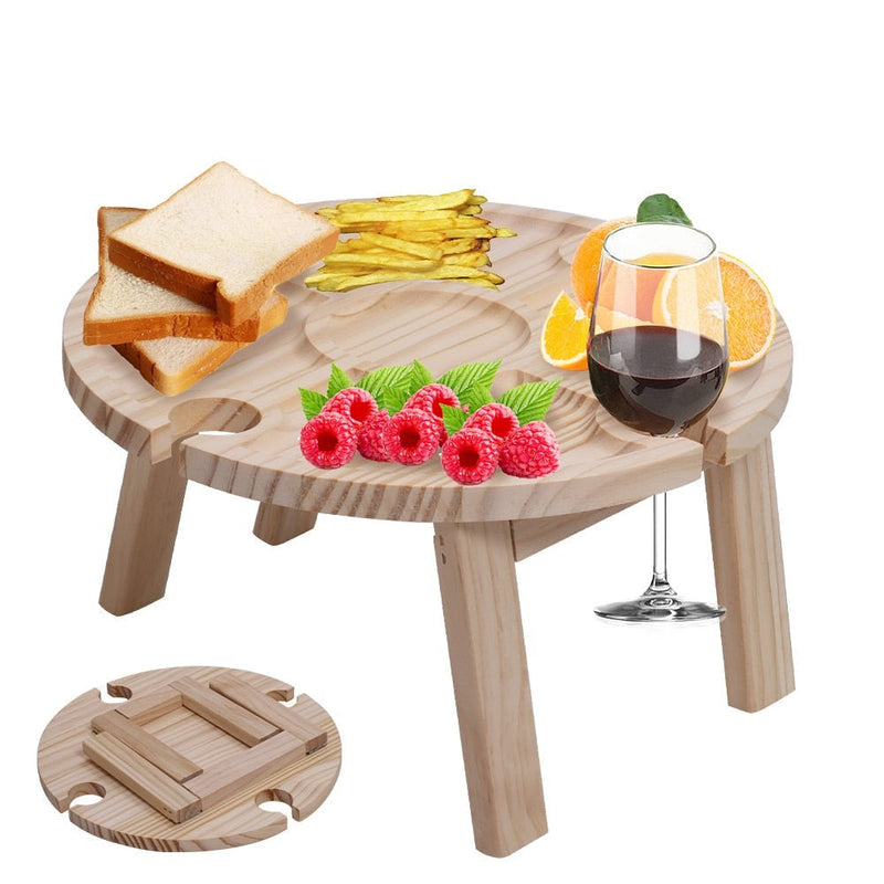 SnackTable – Der klappbare All-in-One-Tisch, ideal für perfekte Picknicks!