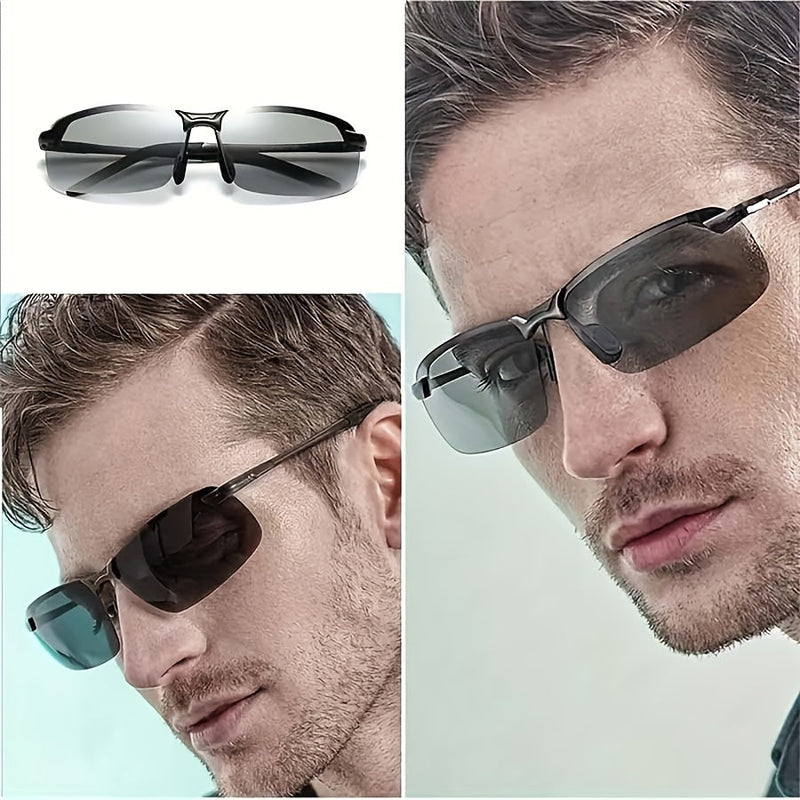 Luminexx Photochrome Sonnenbrille | Selbsttönend & Stilvoll | Für Tag & Nacht | Eleganter Allround-Schutz