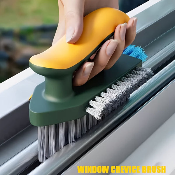 Scrubello Fugen- & Bodenbürste 2-in-1 | Ergonomisch & Robust | Für Küche, Bad & Wohnräume