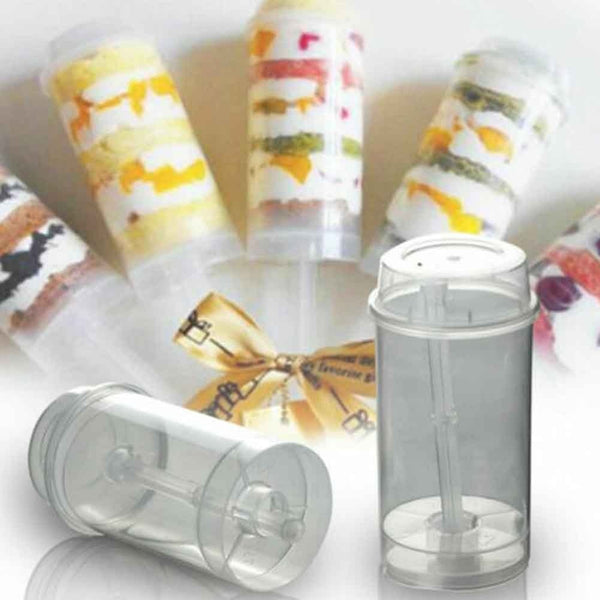 SweetLayers – Praktischer sauberer Kuchen-Snack für unterwegs!