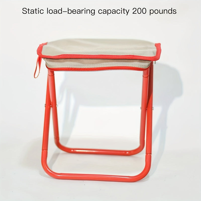 Faltstuhl Campilo Compact | Mit Tragegriff | Robustes Stahlgestell | 28,5 × 26,5 × 23 cm (gefaltet)