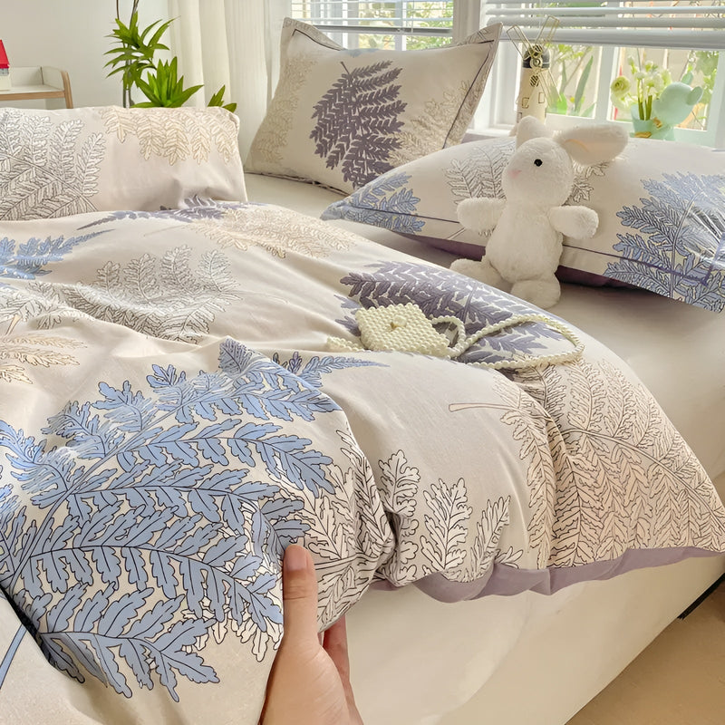 Flanell-Bettwäsche CottonHaven | 100 % Baumwolle | Weich, Hautfreundlich & Pflegeleicht | 3-teiliges Set