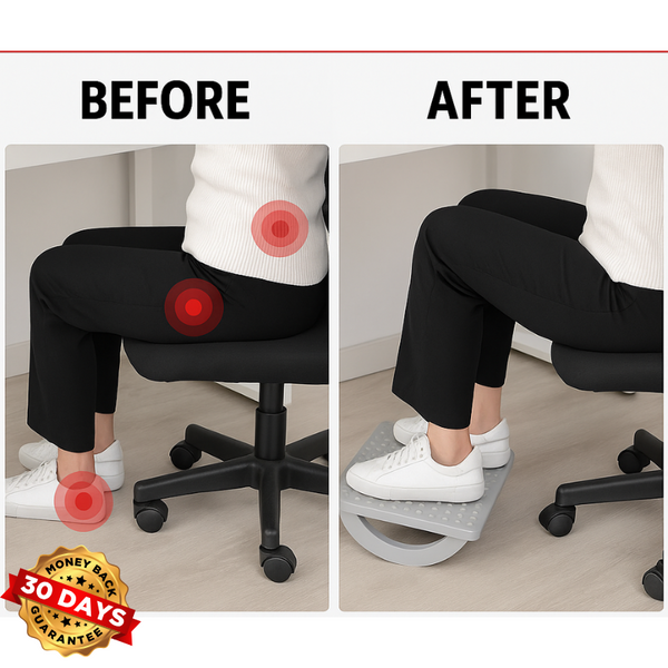 RelaxStep – Fußstütze fürs Büro mit Massageeffekt für Sie