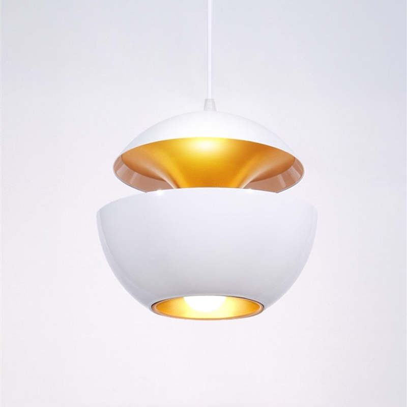 LED Hängeleuchte LumiAstra | Modernes Design | Höhenverstellbar | Metall Schwarz-Weiß