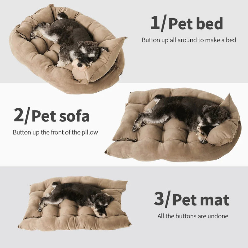 WarmDog 3-in-1 Bett – Gemütlicher Komfort und Glück für Ihr Haustier!