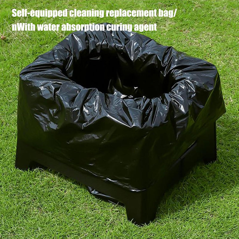 EcoLooGo – Trendige tragbare Campingtoilette für Komfort unterwegs!