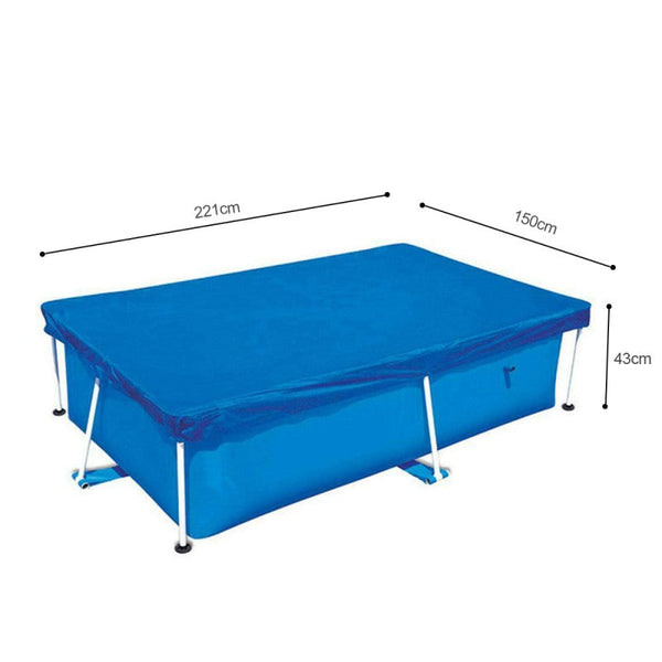 Poolabdeckplane ClearSplash CoverPro | Mit Zugband | Für Gartenpools | Wetterfest & Passgenau | In Verschiedenen Größen