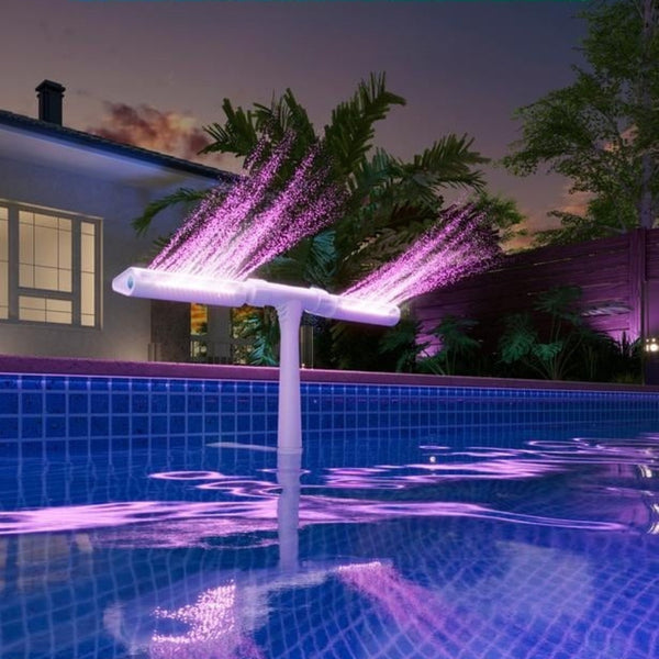 SunSpray – Der leuchtende Wasserbogen für Ihren Sommertraum!