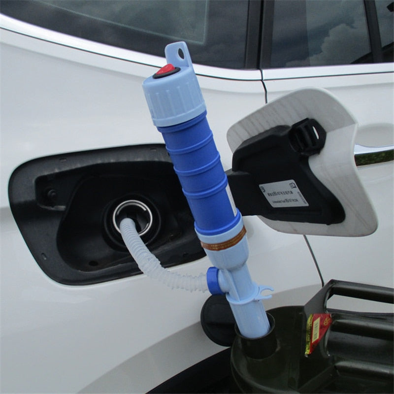Elektrische Transferpumpe PumpiQ MobilFlow | 6–7 L/min | Für Kraftstoffe & Flüssigkeiten | 55 cm | Batteriebetrieben