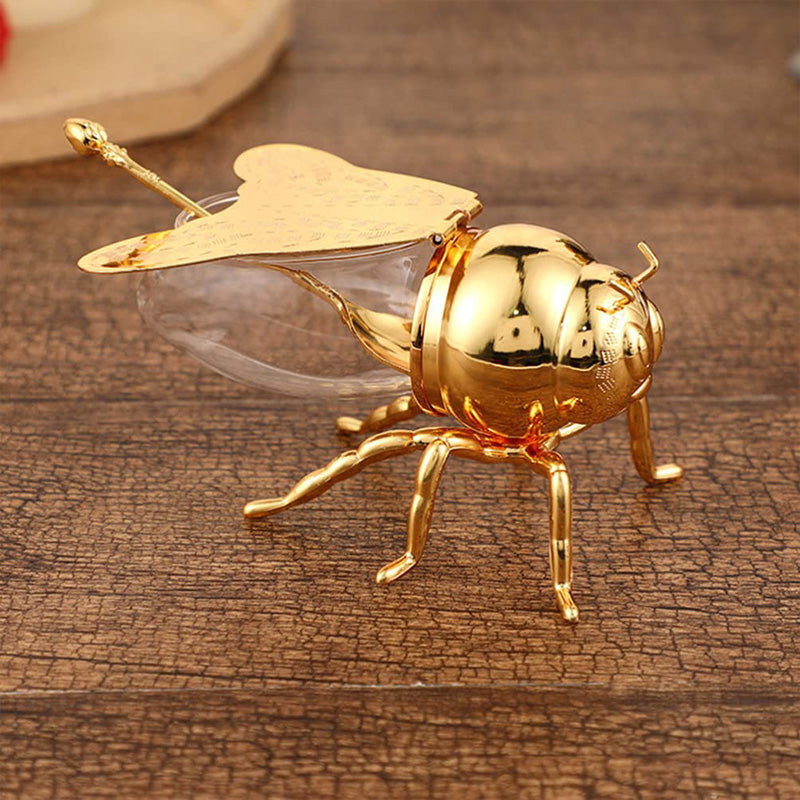 LuxeBee – Eleganter Honigtopf mit markantem Design