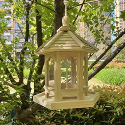 Avinora DIY Vogelhaus | Hängendes Holz-Vogelhäuschen zum Bemalen | Dekorativ & Umweltfreundlich | Für Innen & Außen