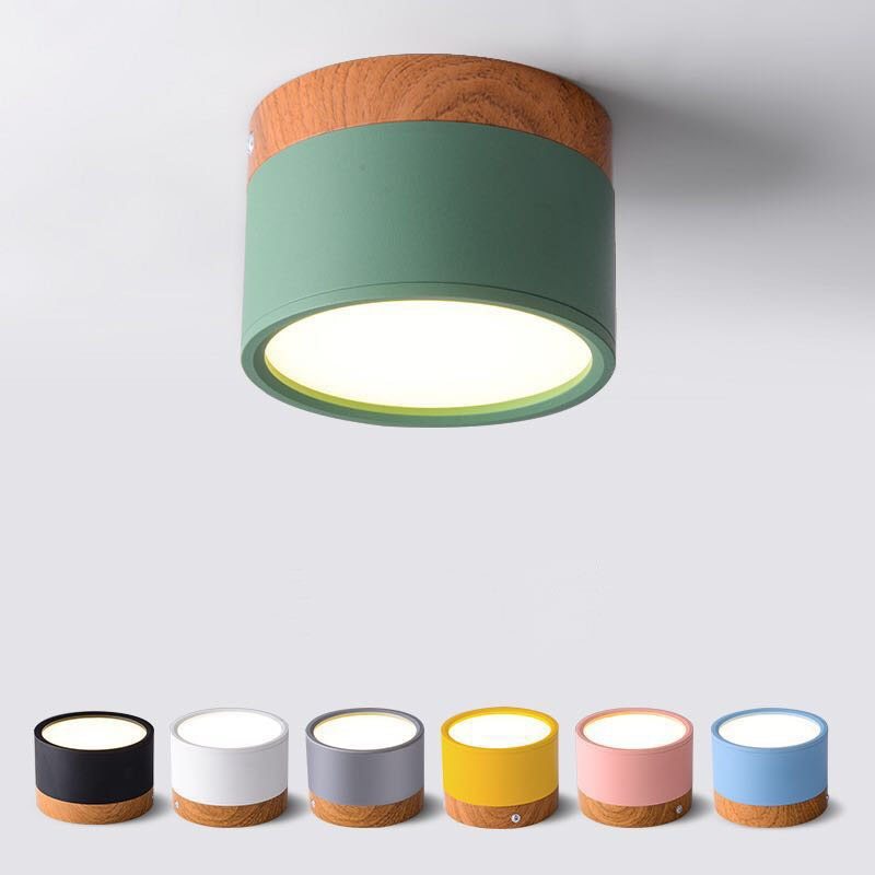 LED Deckenleuchte AuroLuce | Modernes Morandi-Design | Höhenverstellbar | Metall & Acryl