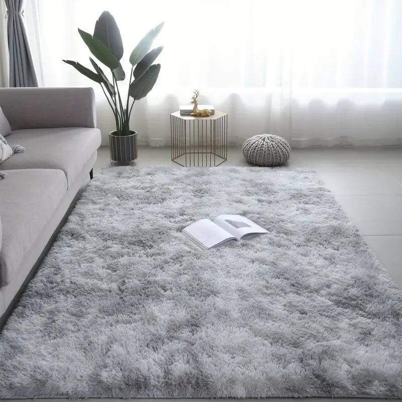 Weicher Teppich | Tie-Dye Design | Rutschfest & Flauschig | 80x120 cm