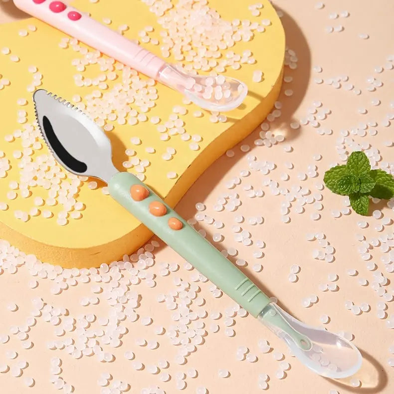 EasyBite – Der clevere 2-in-1 Babylöffel!