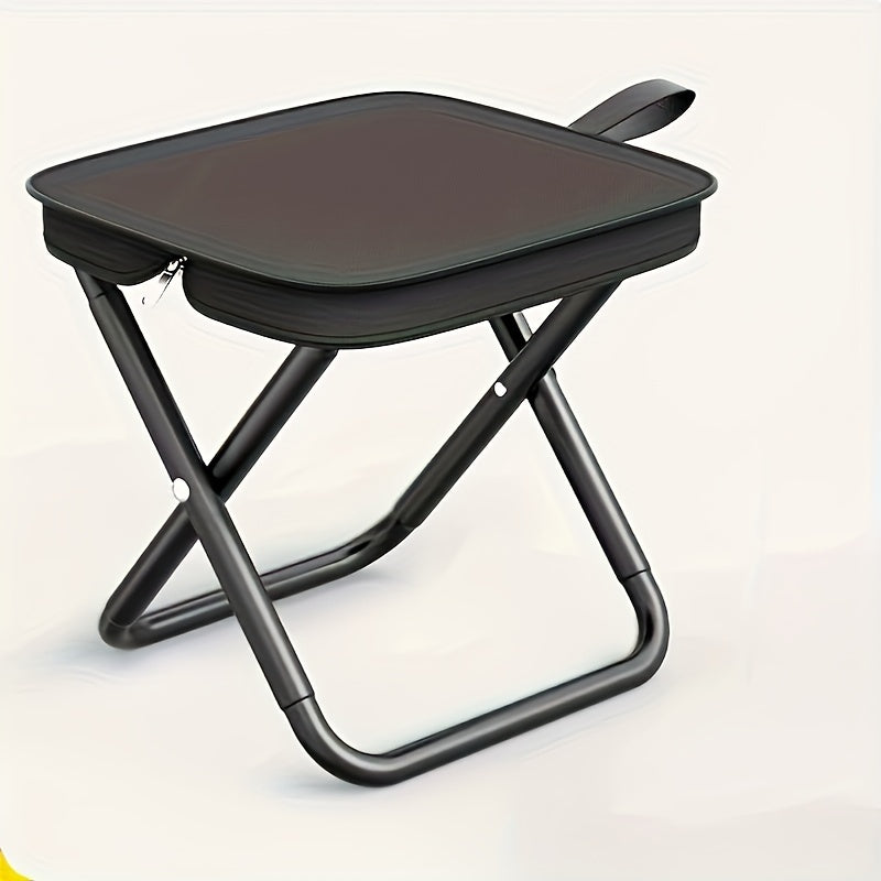 Faltstuhl Campilo Compact | Mit Tragegriff | Robustes Stahlgestell | 28,5 × 26,5 × 23 cm (gefaltet)
