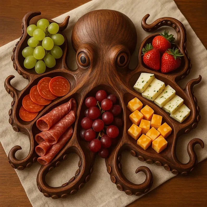 OceanFeast – Das bemerkenswerte Servierplatten, das jeden Blick fesselt!