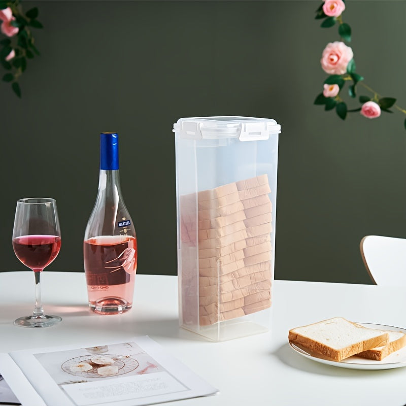 Slice&Store Brotbox mit Schneidehilfe | Luftdicht & BPA-frei | 30 × 15 × 15 cm | Hält Brot länger frisch