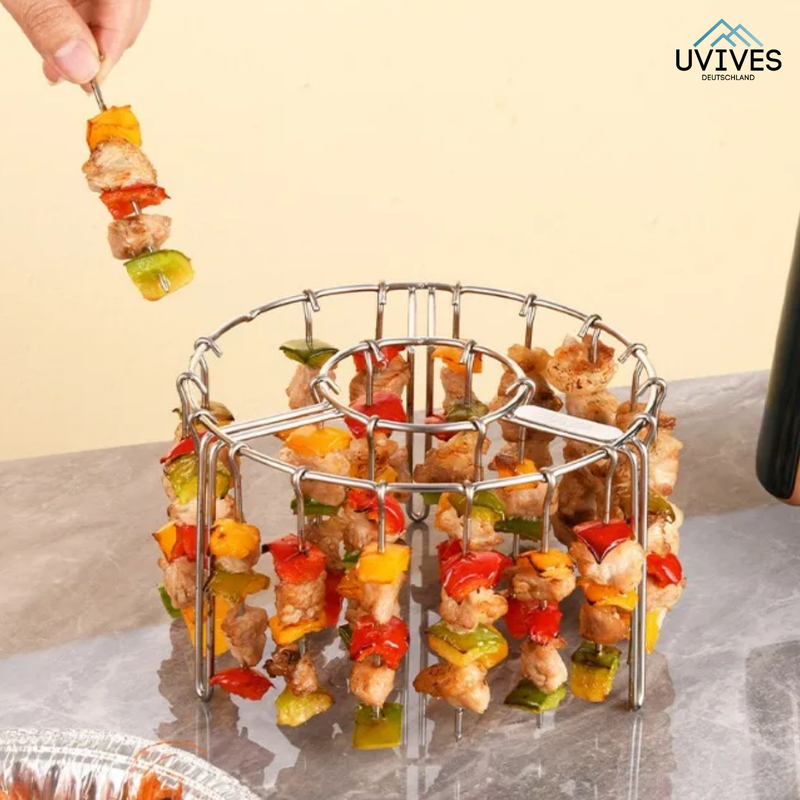 CrispGrill Set – Genießen Sie knuspriges Essen ohne Rauch oder Fett!