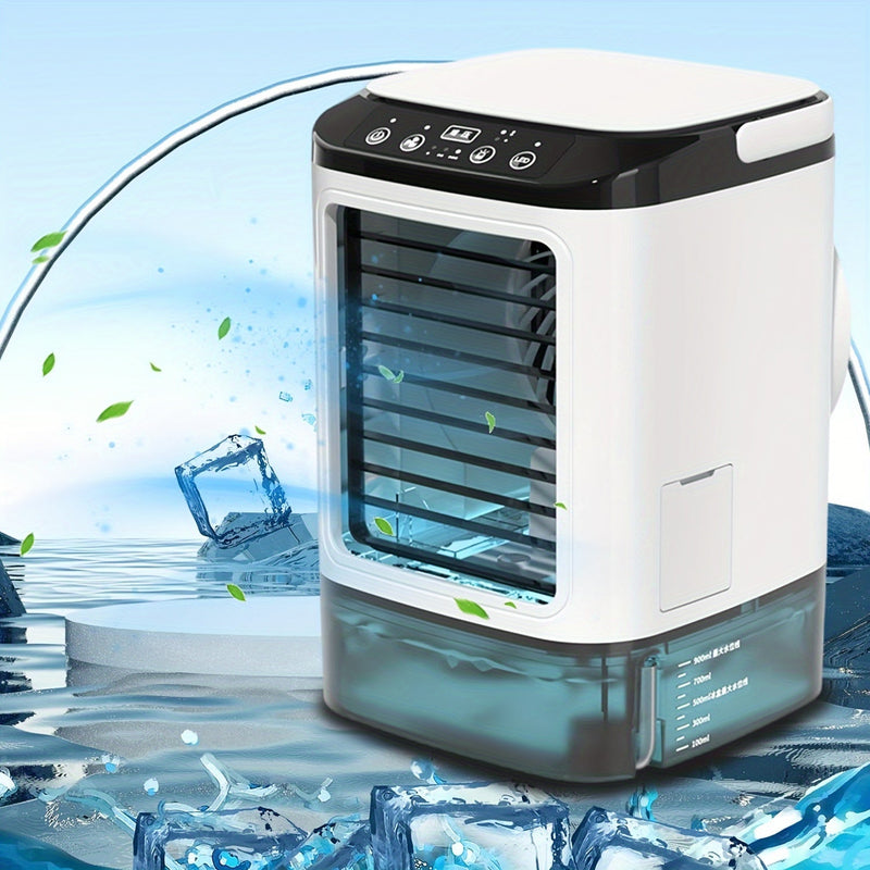 Tragbare Mini-Klimaanlage Coolivy | USB-betrieben | Mit Wassertank & Luftbefeuchtung | Kompakt & Mobil