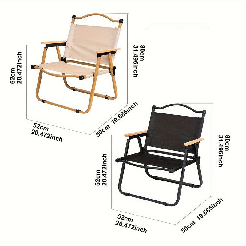 Campingstuhl RelaxaFold | Verstellbare Rückenlehne | Faltbar & Leicht | Aluminiumrahmen & Oxford-Sitz