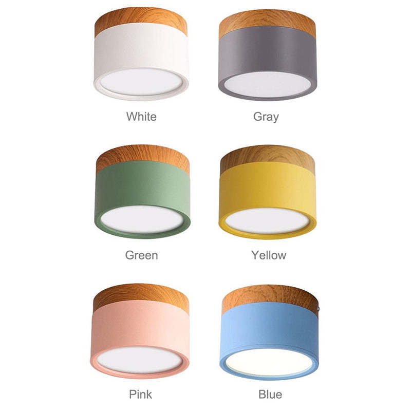 LED Deckenleuchte AuroLuce | Modernes Morandi-Design | Höhenverstellbar | Metall & Acryl