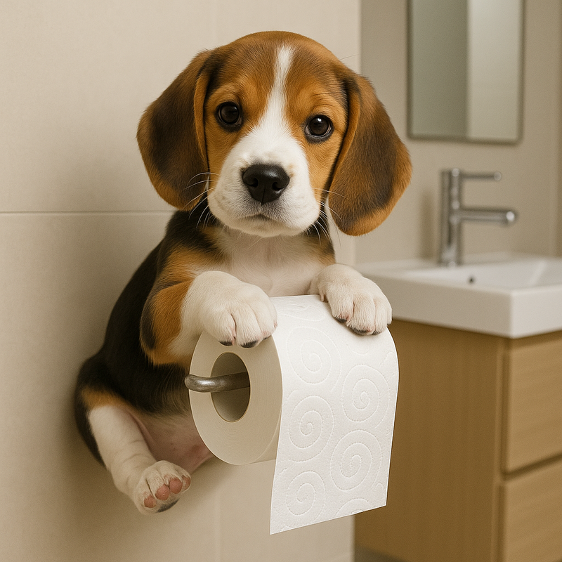 PawRoll – Der tierisch charmante Klopapierhalter!