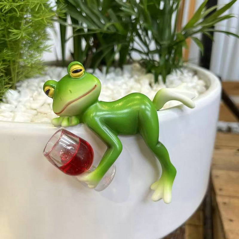 FrogWhimsy – Die freche Deko für Töpfe & Gärten!