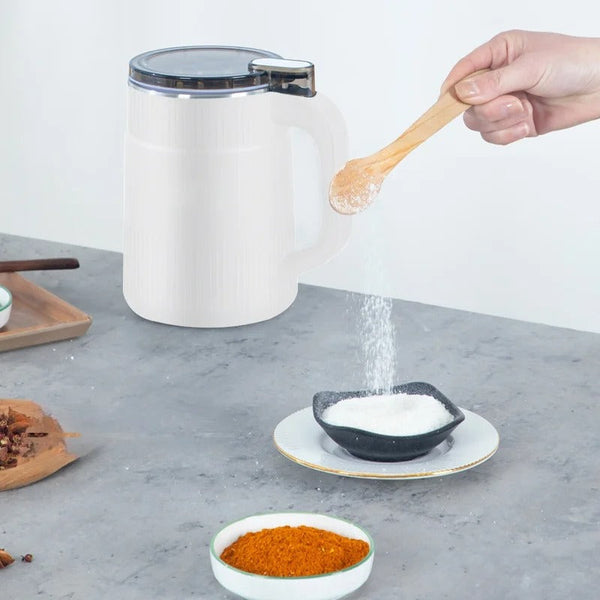 Kornelia Elektrische Getreidemühle für Zuhause | Frisches Mehl auf Knopfdruck | Kompakt & Leistungsstark