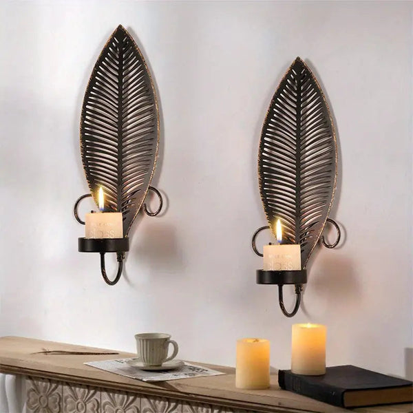 FoliGlow – Set aus windlichtförmigen Kerzenhaltern im Blätter-Design!