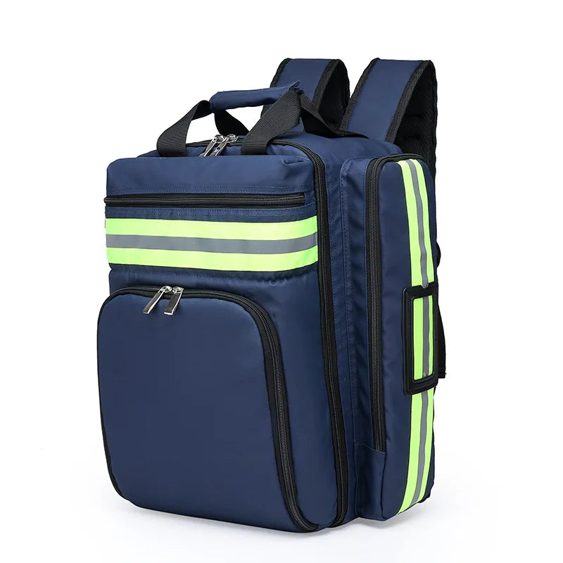Notfallrucksack SafePak Rescue+ | Wasserdicht & Reflektierend | Für Erste Hilfe & Survival | 45×35×15 cm