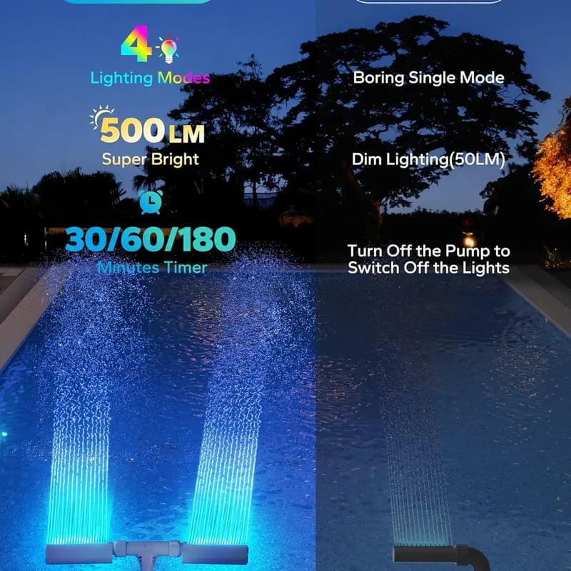 SunSpray – Der leuchtende Wasserbogen für Ihren Sommertraum!