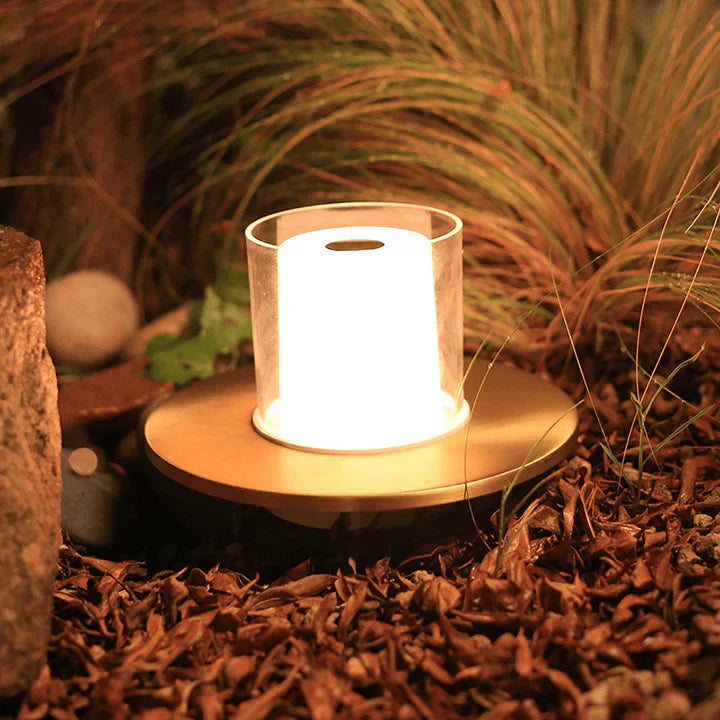 Candilume LED Tischleuchte Induktiv | Modernes Kerzendesign | Ø16×11 cm | ABS, PMMA & Stahl