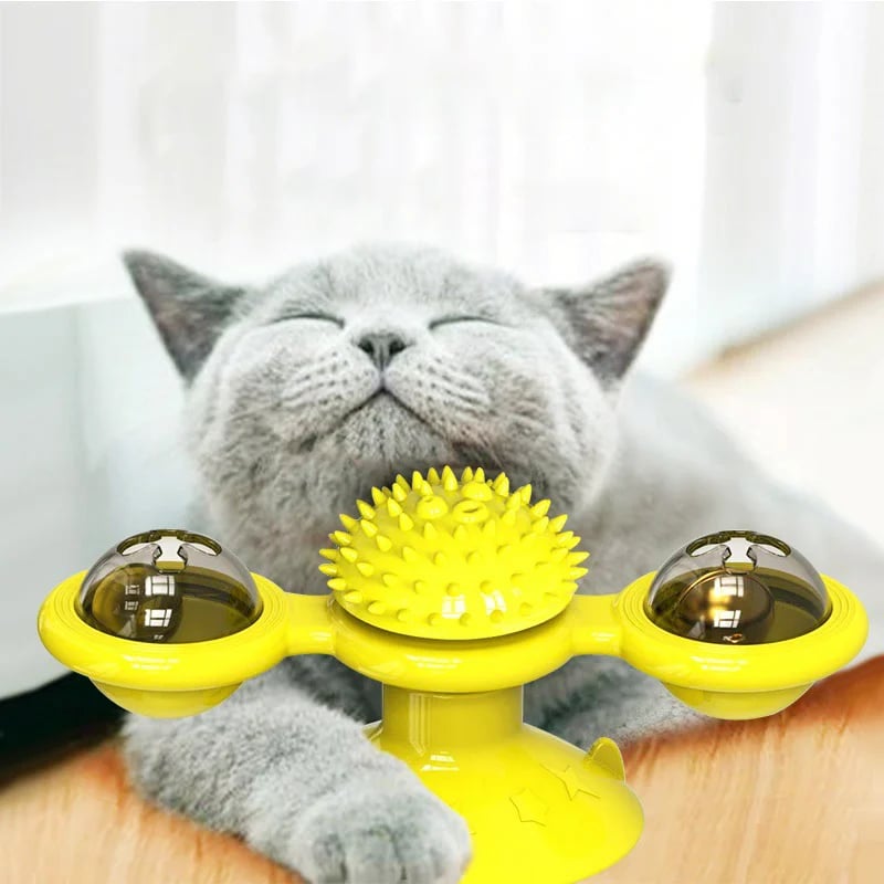 SpinPaw – Endloser Spielspaß & Bewegung für Ihre Katze!