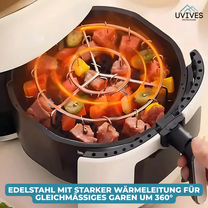 CrispGrill Set – Genießen Sie knuspriges Essen ohne Rauch oder Fett!