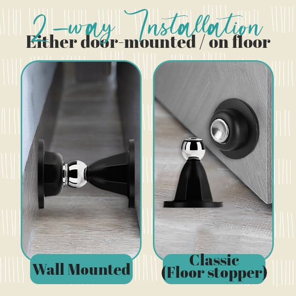 SilentHold – Hält Türen offen, bewahrt die Wandschönheit