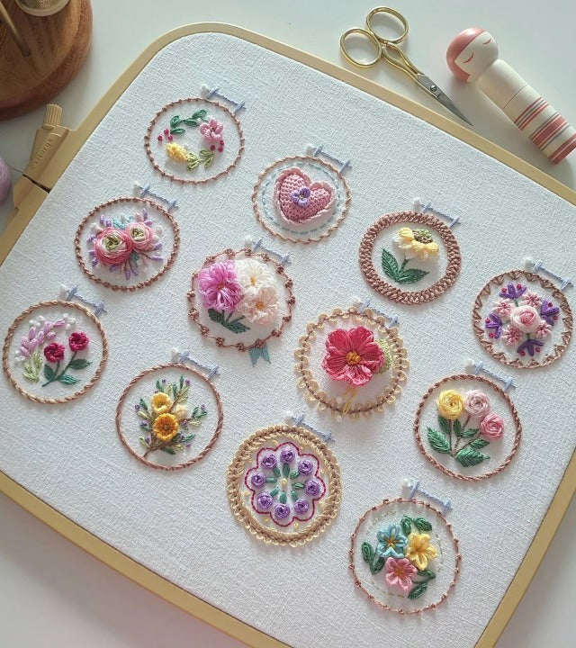 StitchBloom – Florale Stickerei für Entspannung und Verschönerung!